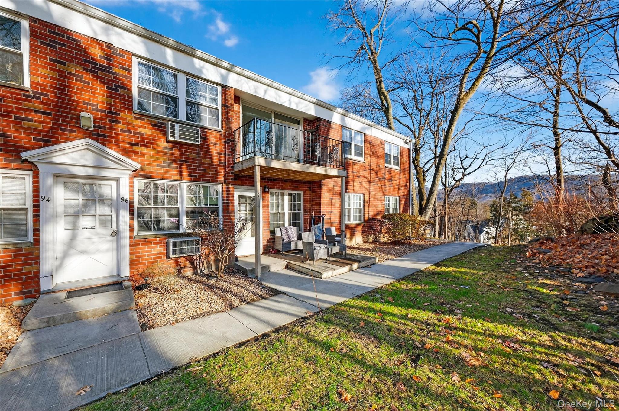 4 Colonial Road, Unit 96 Beacon, NY 12508 - Photo 7 of 17 a building outdoor space with patio furniture and potted plants