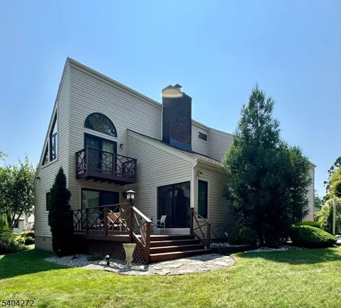 a house view with a garden space