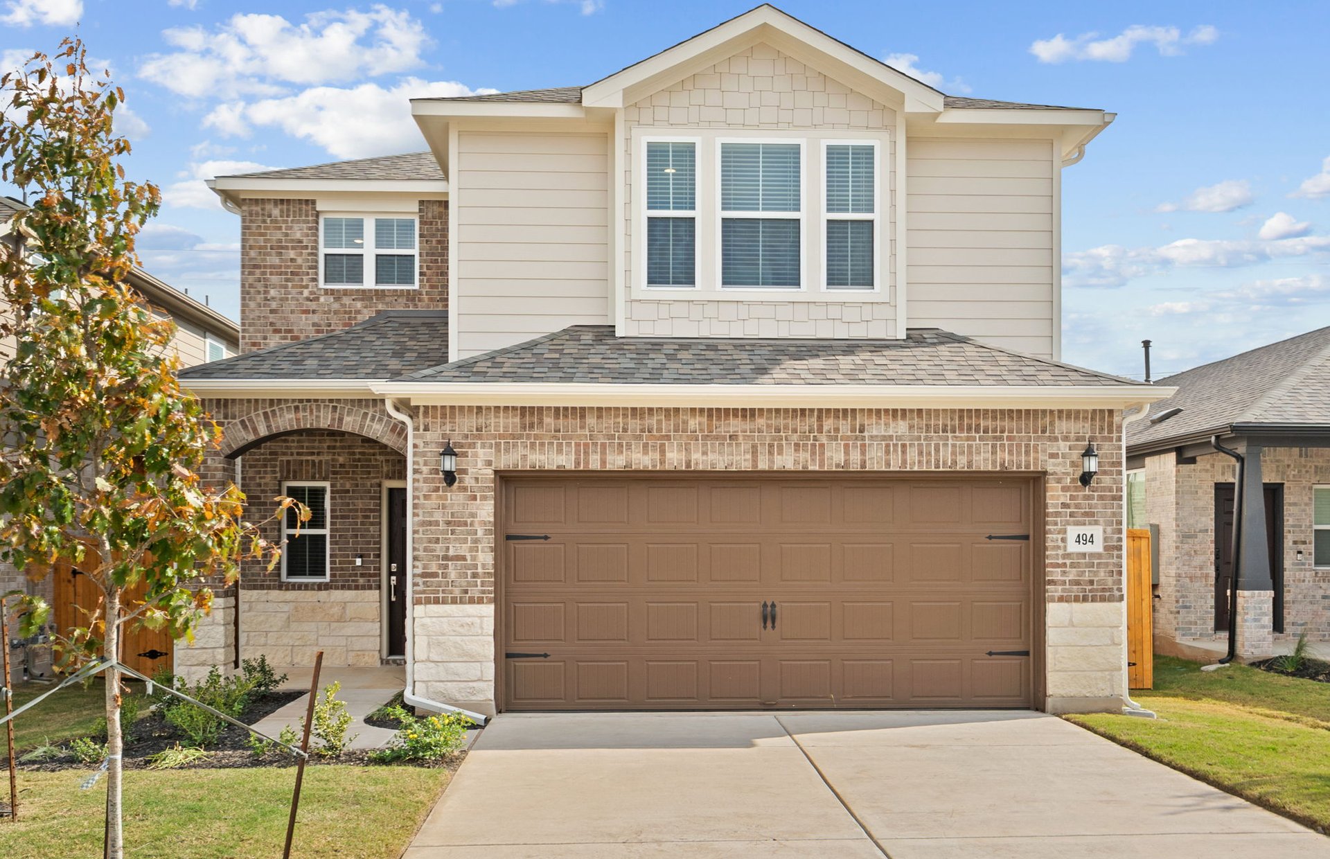 494 Tailwind Drive Kyle, TX 78640 - Photo 1 of 34 a front view of a house