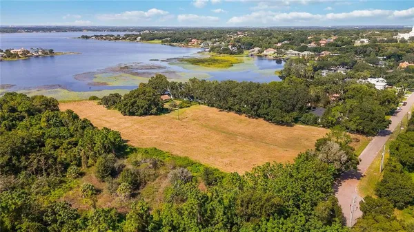 a view of a city with an ocean