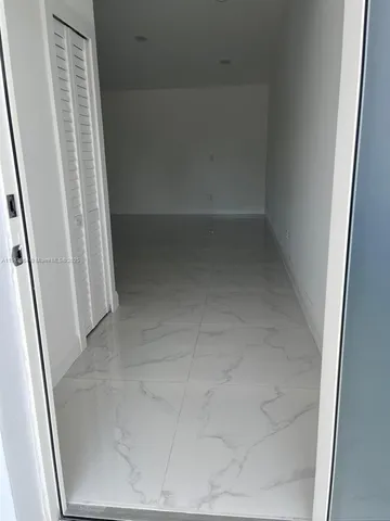 a view of a closet area