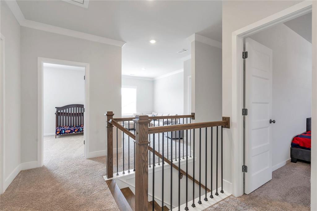 5316 Milford Road Gainesville, GA 30507 - Photo 35 of 44 a view of a hallway with workspace and workspace