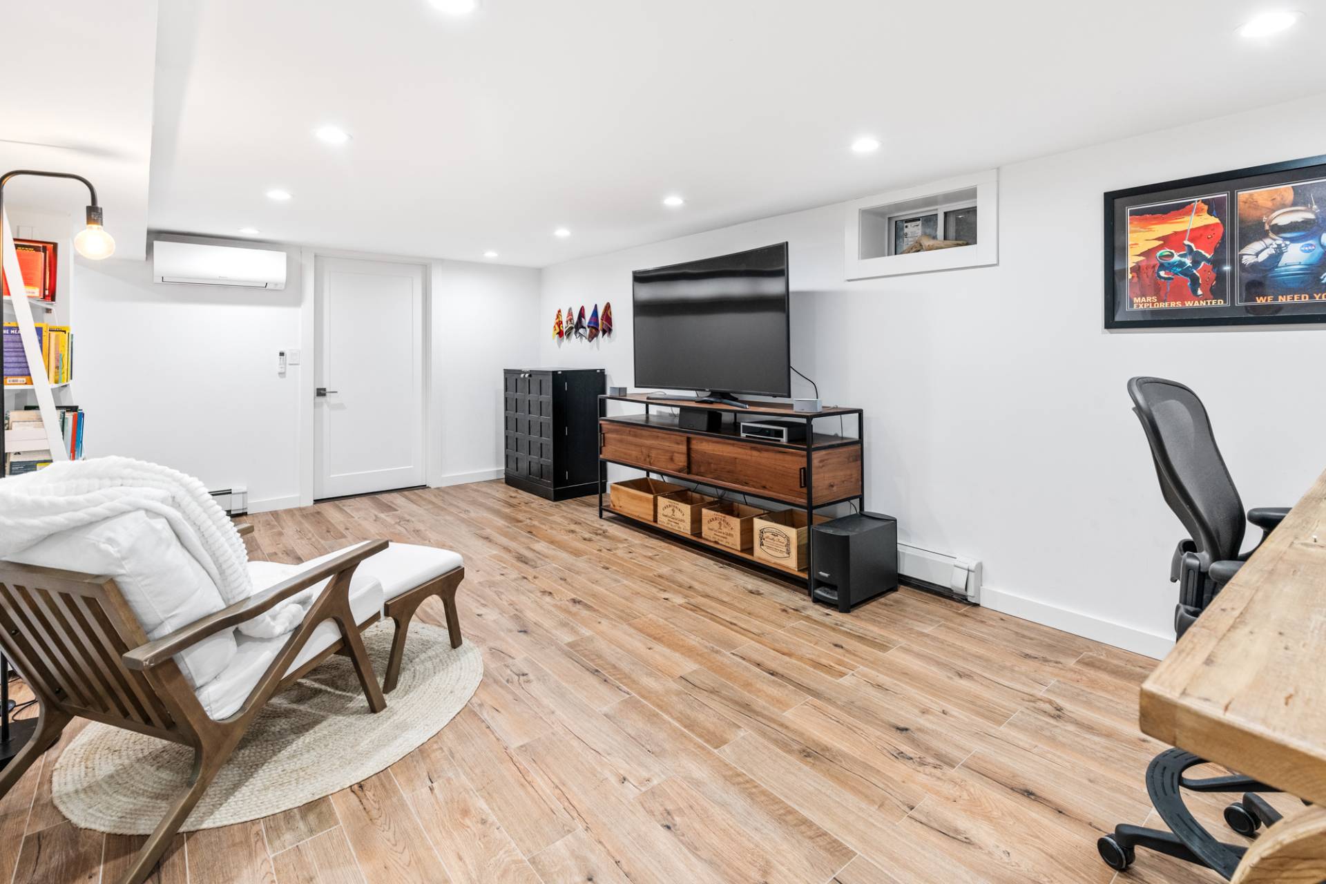 778 Bridgehampton Sag Harbor Bridgehampton, NY 11932 - Photo 15 of 18 a living room with furniture and a flat screen tv