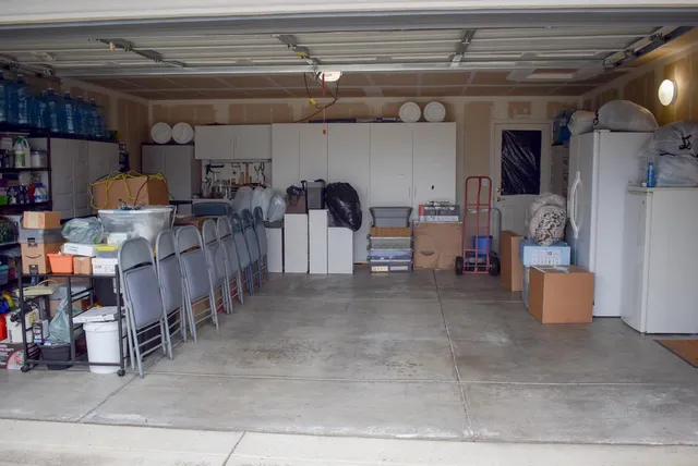 a view of storage and utility room