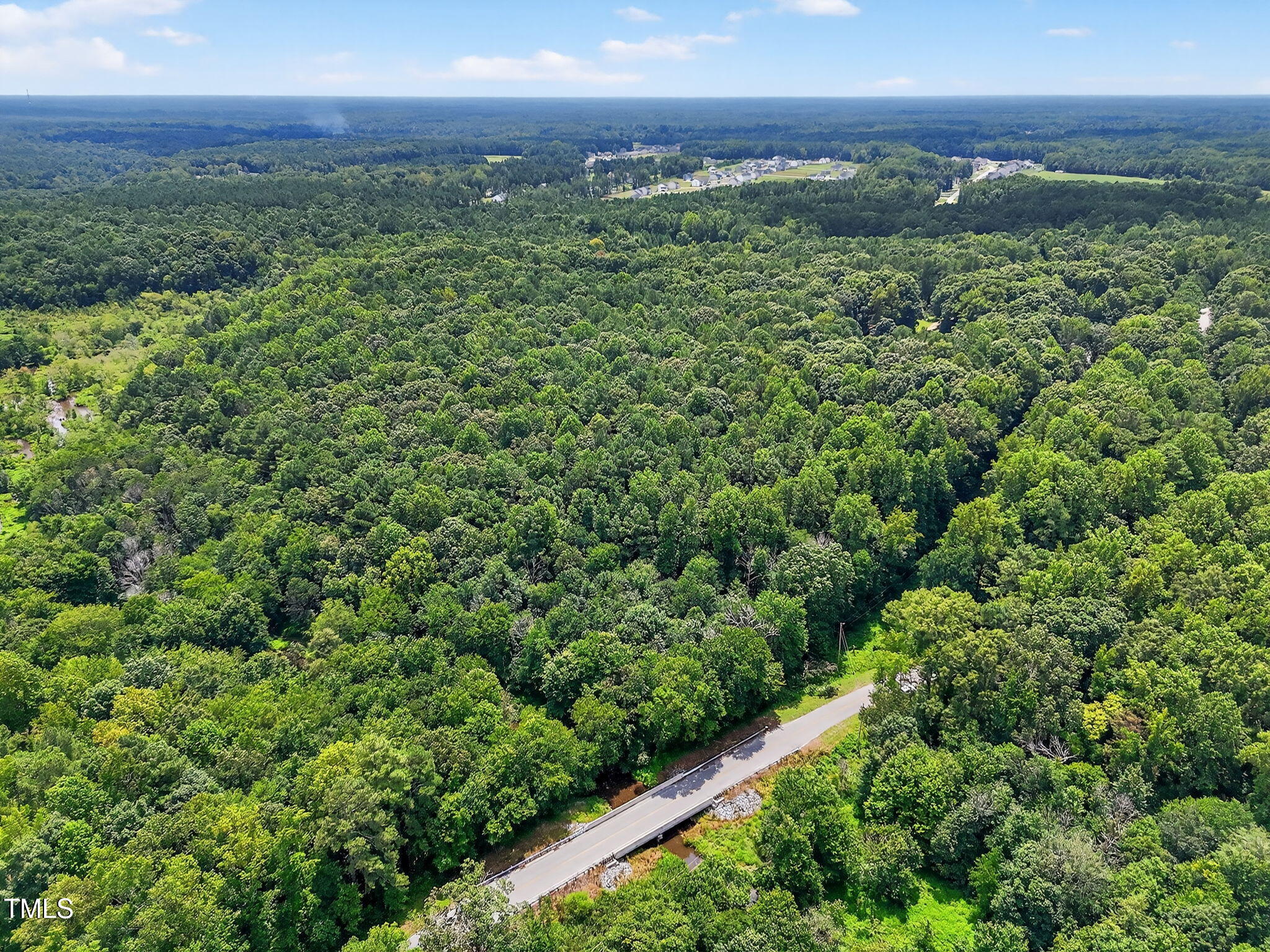 0 Eatmon Road Zebulon, NC 27597 - Photo 4 of 13 a view of a lush green forest with a houses