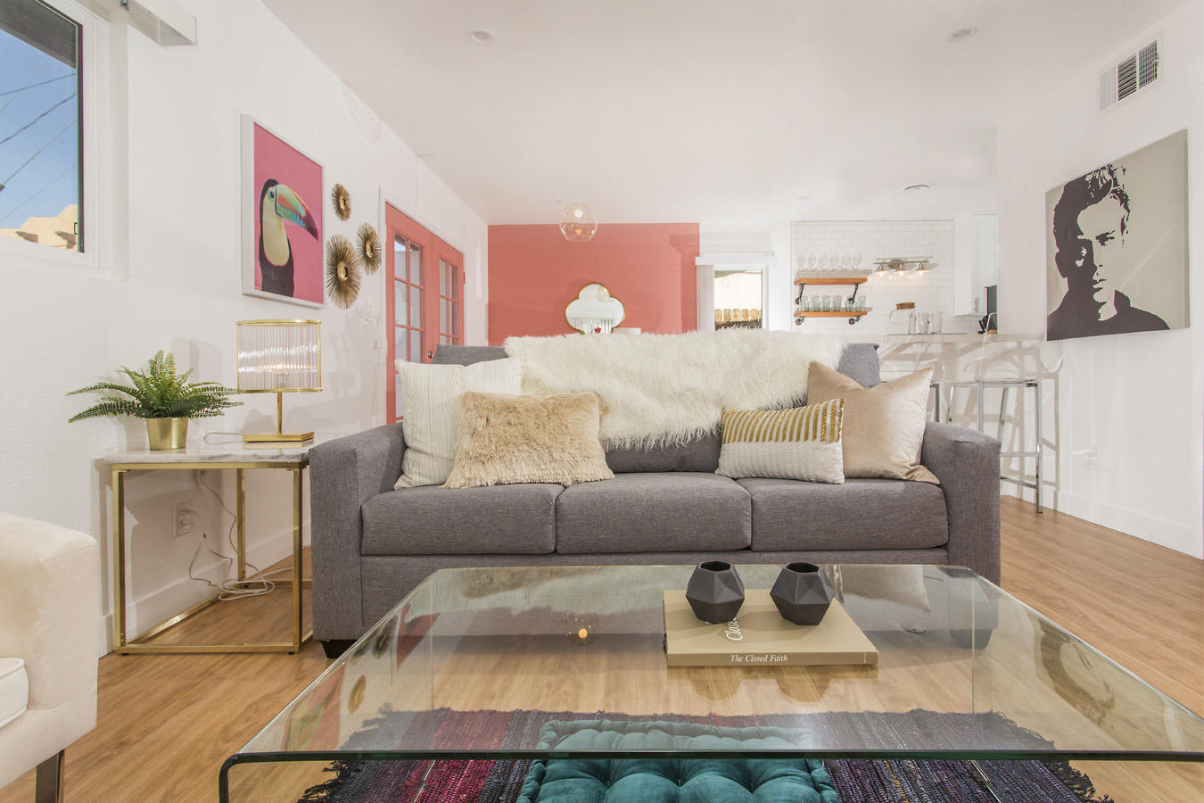 68080 Risueno Road Cathedral City, CA 92234 - Photo 33 of 98 a living room with furniture and a rug