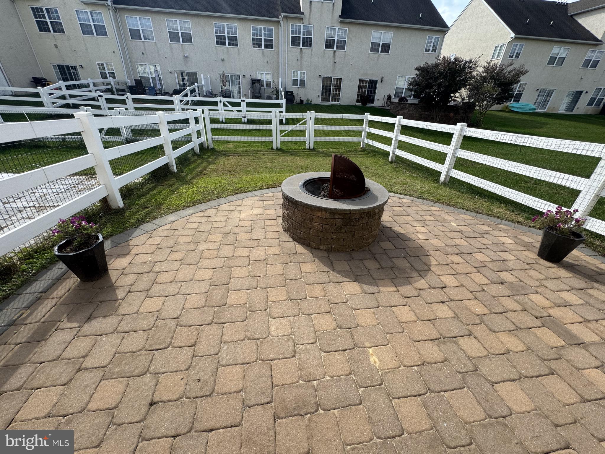 189 Gillespie Avenue Middletown, DE 19709 - Photo 55 of 62 Backyard Custom Paver Patio with Fire Pit