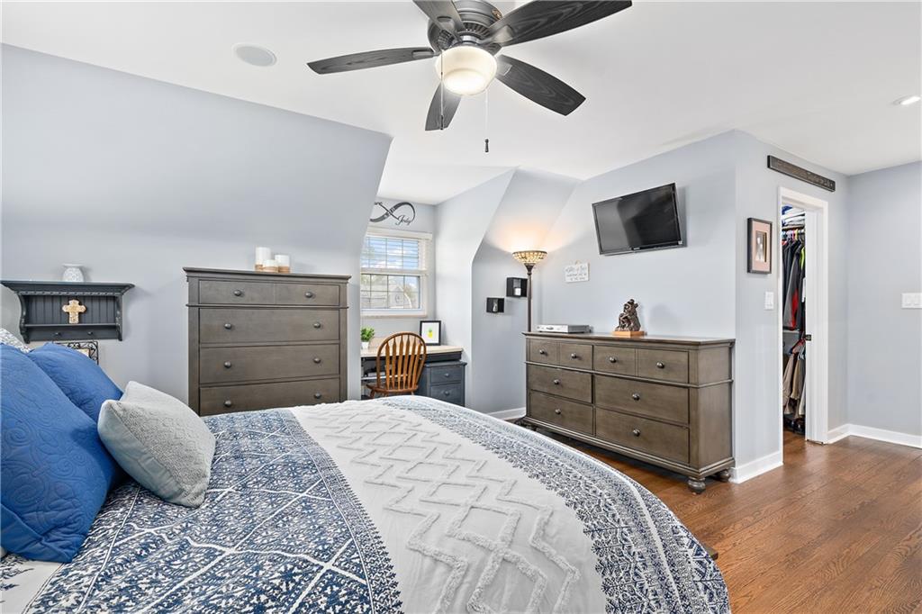 349 Backbone Road Sewickley, PA 15143 - Photo 16 of 25 a bedroom with a bed and a television