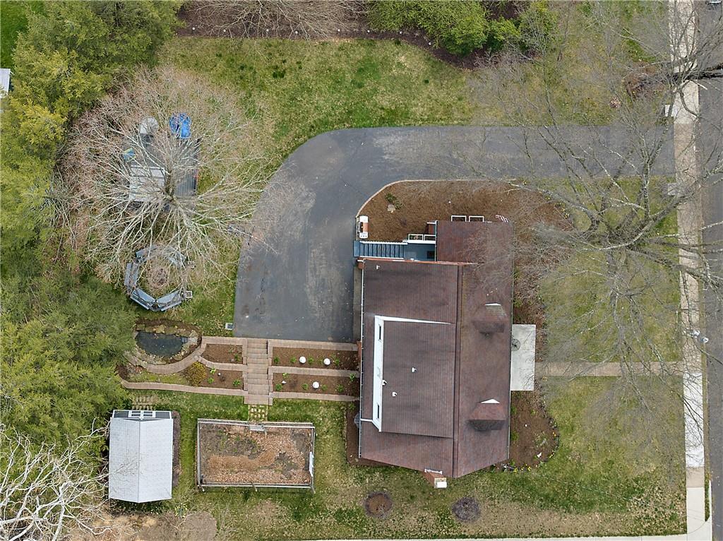 349 Backbone Road Sewickley, PA 15143 - Photo 2 of 25 an aerial view of a house with a yard