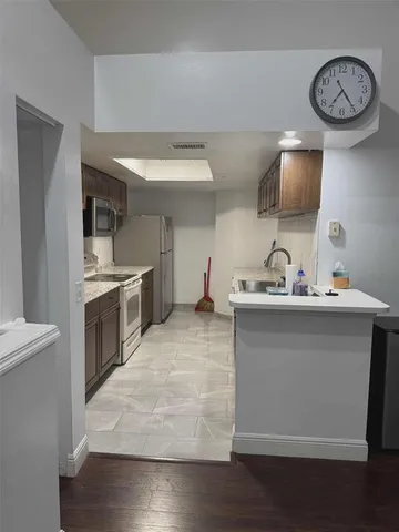 a view of small space with racks on the wall