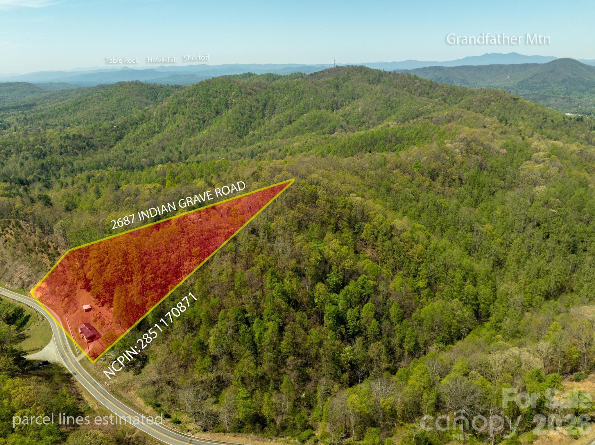 2687 Indian Grave Road Lenoir, NC 28645 - Photo 22 of 31 a view of a lush green forest with a lake