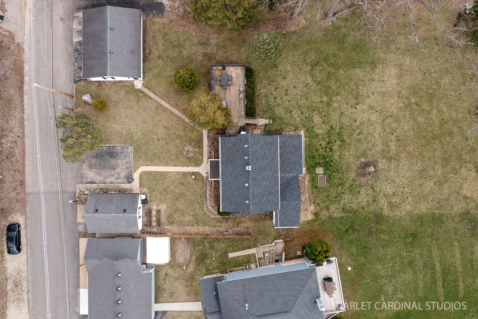 705 Spring Beach Way Cary, IL 60013 - Photo 22 of 32 aerial view of a house with outdoor space