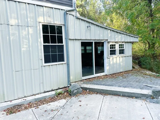a view of front door of house