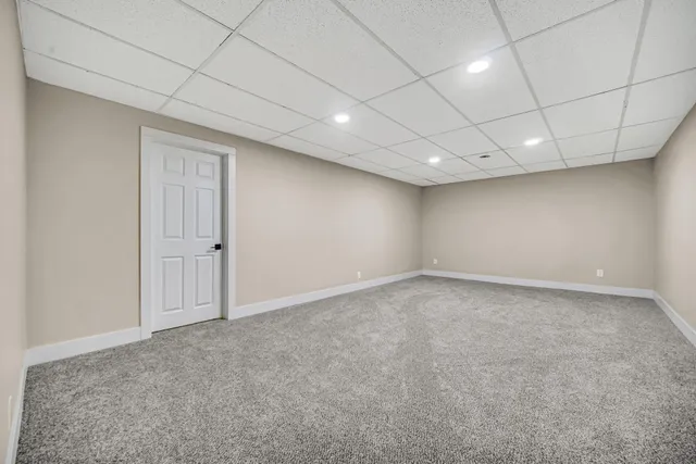 a view of empty room