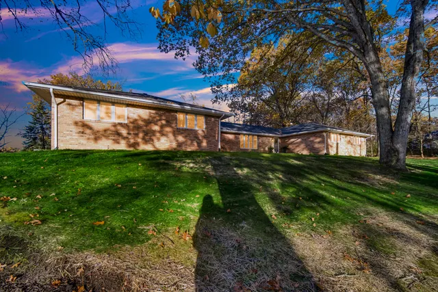 a view of an outdoor space with a lake view
