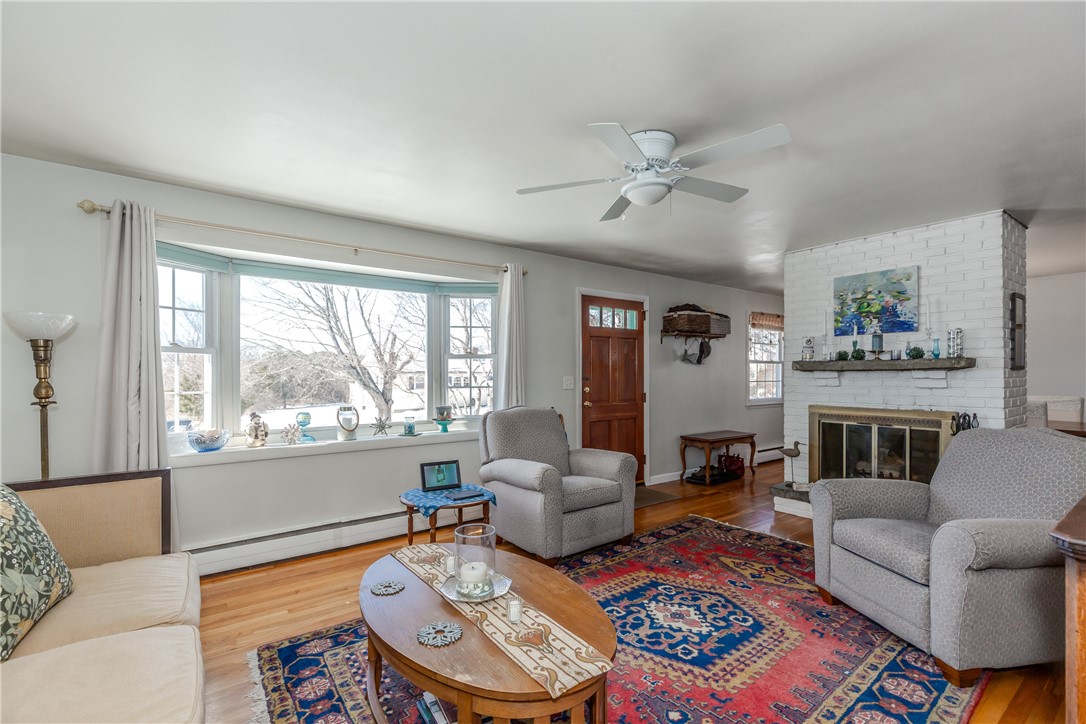 10 Smithfield Drive Middletown, RI 02842 - Photo 2 of 48 Front entry into living room with large bay window