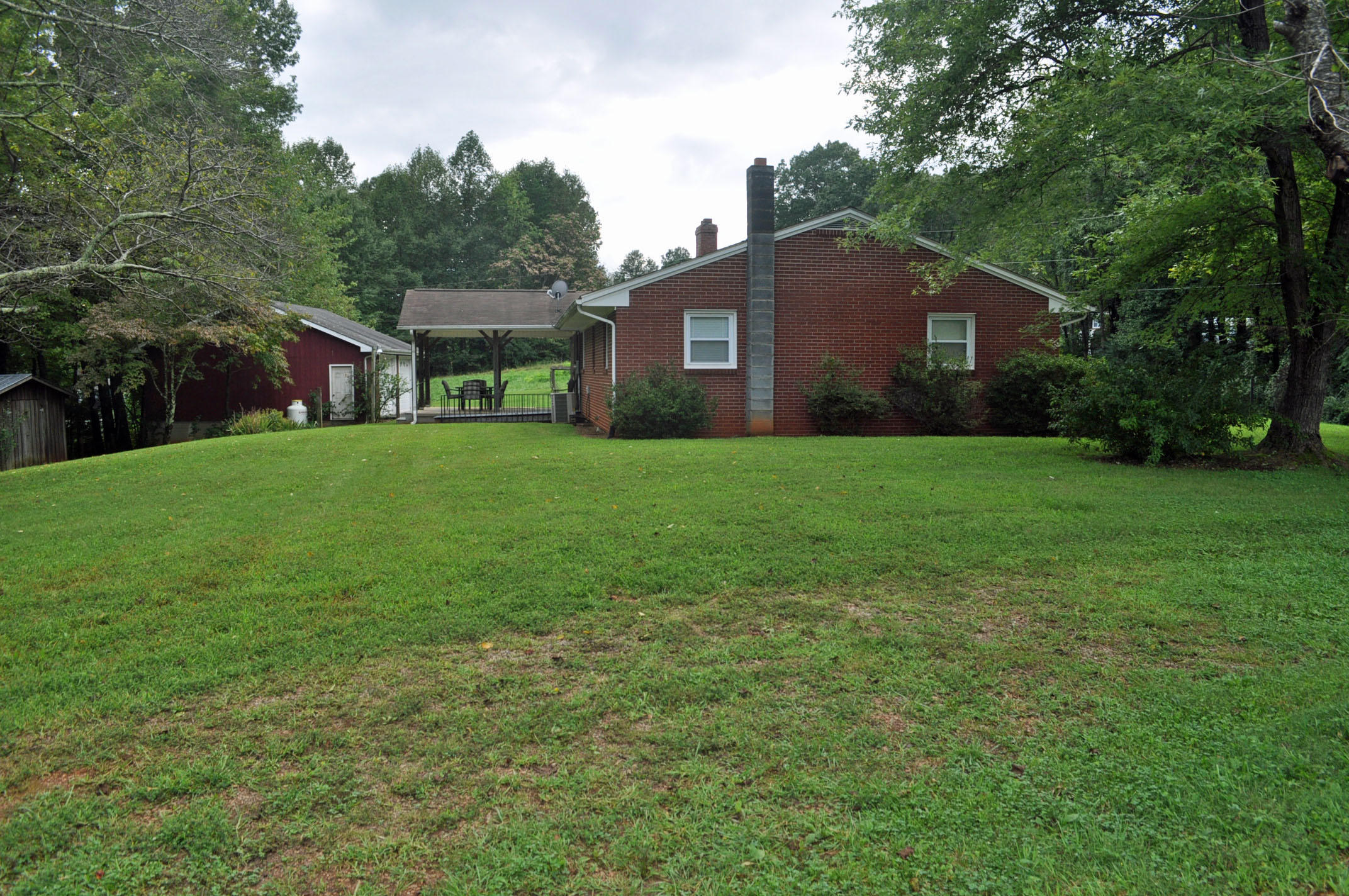 124 Pony Ridge Road Bassett, VA 24055 - Photo 13 of 41 a view of a yard in front of a house