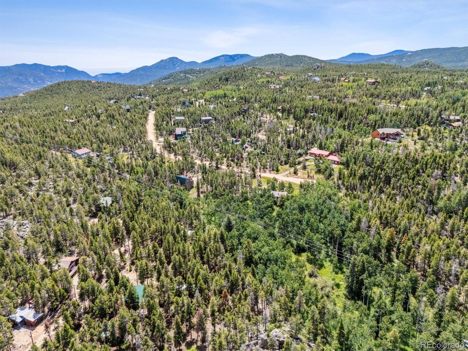 306 Olde Carter Lake Road Golden, CO 80403 - Photo 21 of 24 a view of a city with mountain