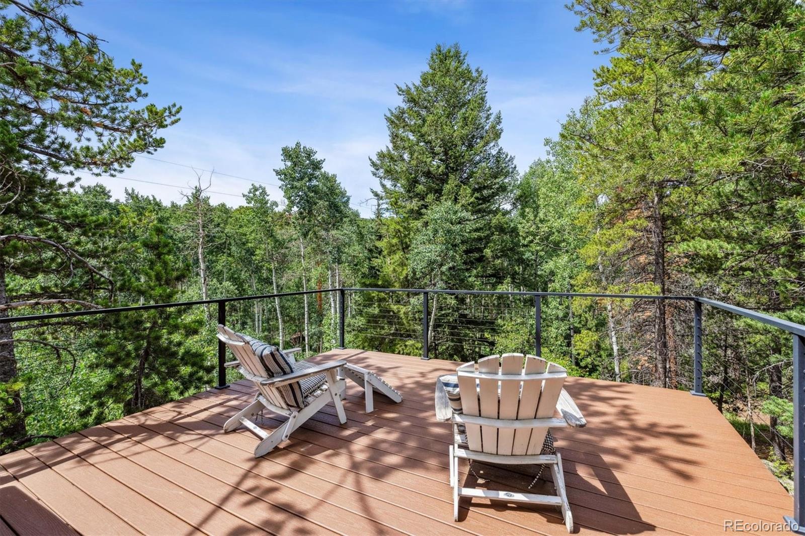 306 Olde Carter Lake Road Golden, CO 80403 - Photo 8 of 24 a view of a patio with a table