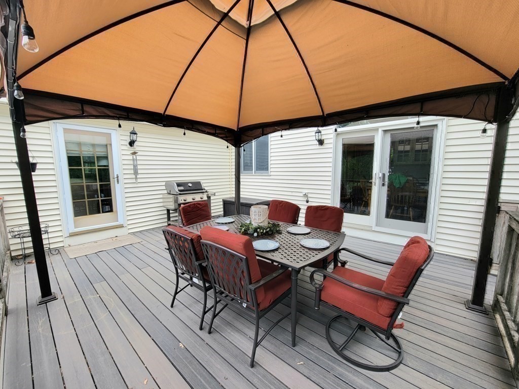 43 Mendon Road Sutton, MA 01590 - Photo 33 of 37 a patio with wooden table and chairs