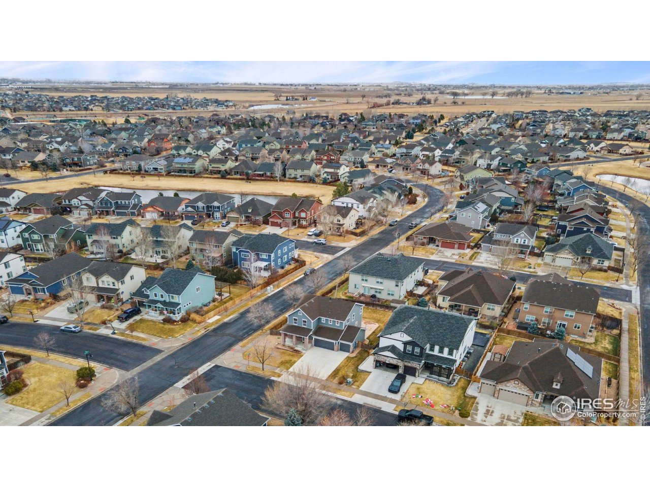 5894 Graphite Street Timnath, CO 80547 - Photo 42 of 50 an aerial view of residential building and ocean view