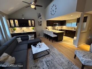 3328 Windermere Drive Bushkill, PA 18324 - Photo 9 of 33 a living room with furniture and view of kitchen