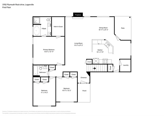 a picture of a floor plan