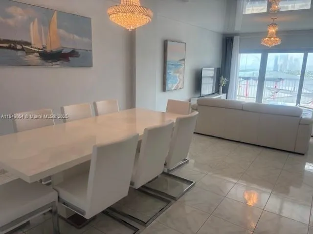 a living room with furniture and window