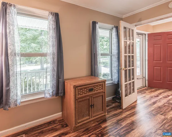 a view of livingroom with hardwood