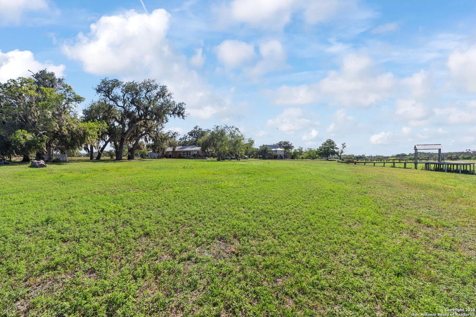 180 Freeman Circle George West, TX 78022 - Photo 35 of 41 a view of a big yard with plants and large trees