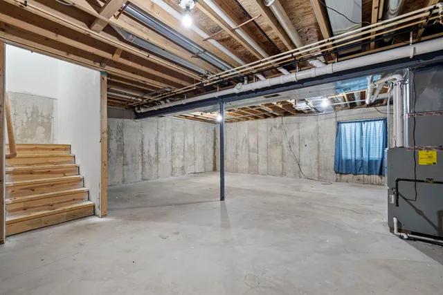 a view of a backyard of the house