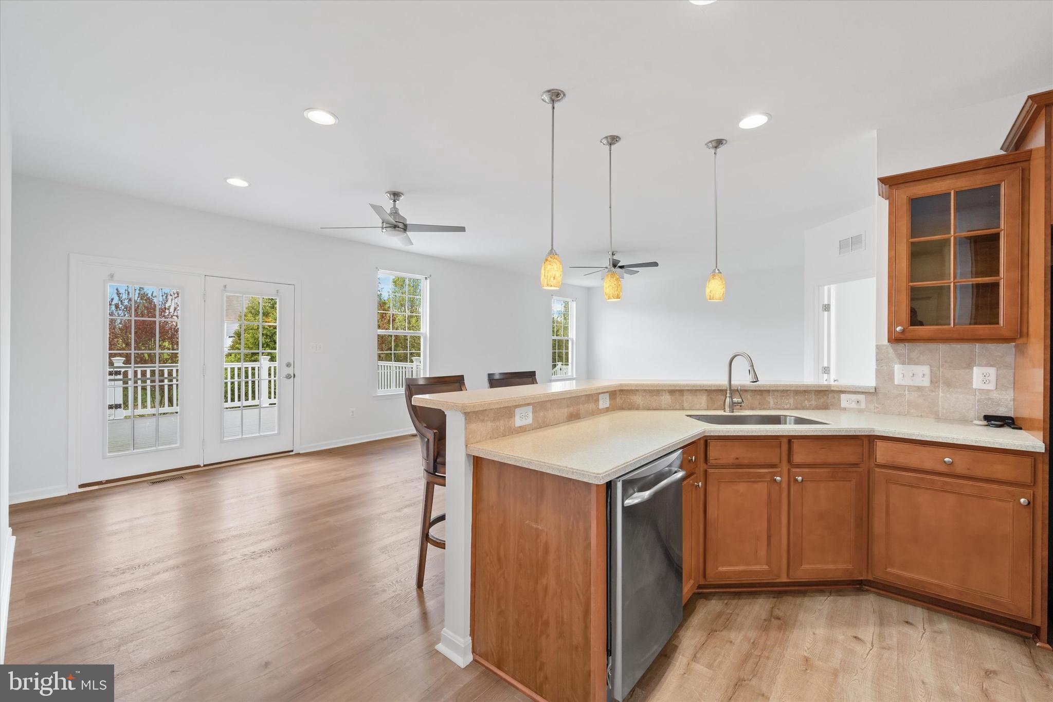 424 Winterberry Drive Middletown, DE 19709 - Photo 13 of 43 a kitchen with a sink a counter space appliances and cabinets