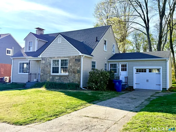 a view of a house with garden