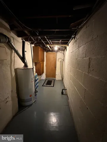 a view of water heater room