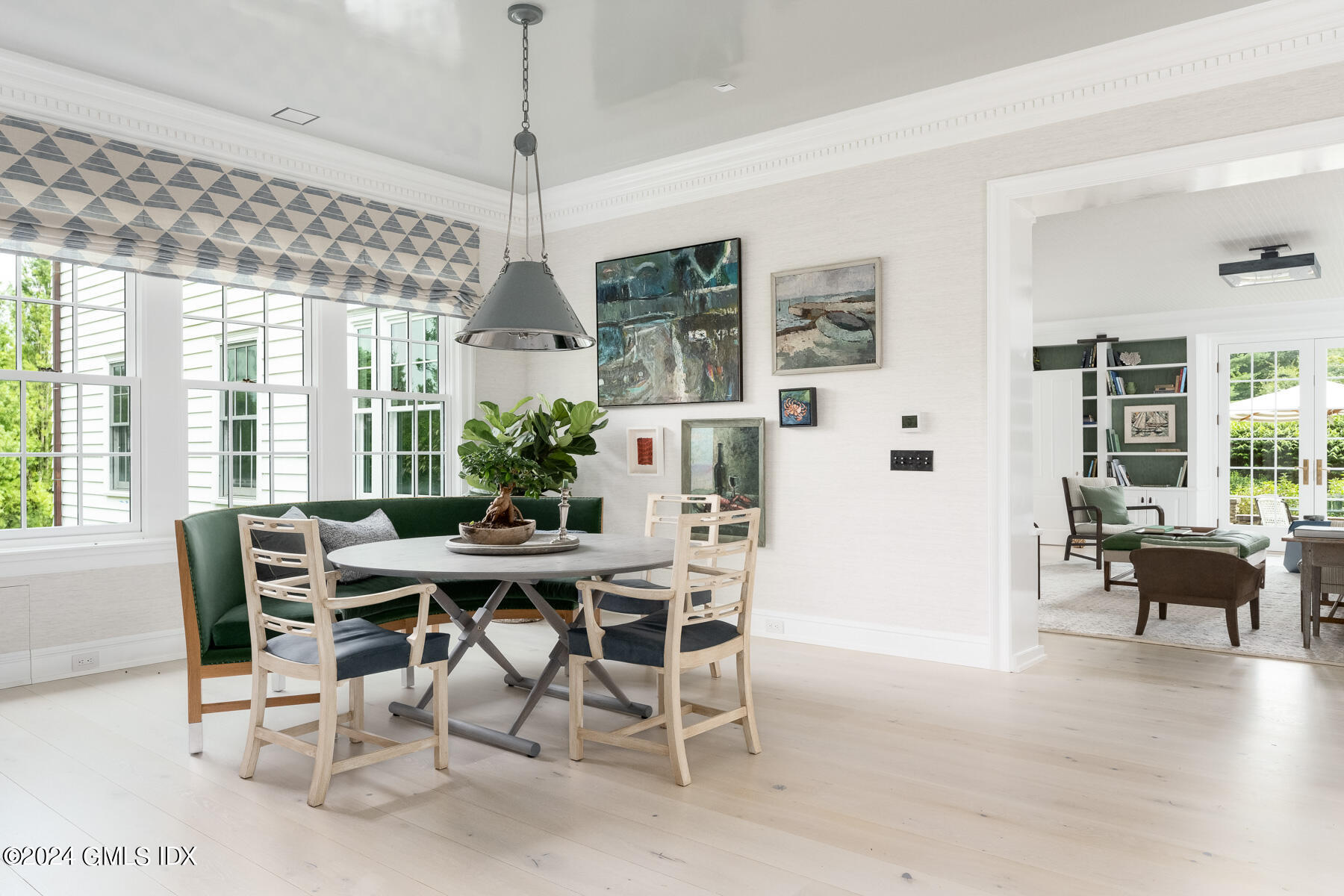 313 Stanwich Road Greenwich, CT 06830 - Photo 11 of 42 a view of a dining room with furniture window and outside view