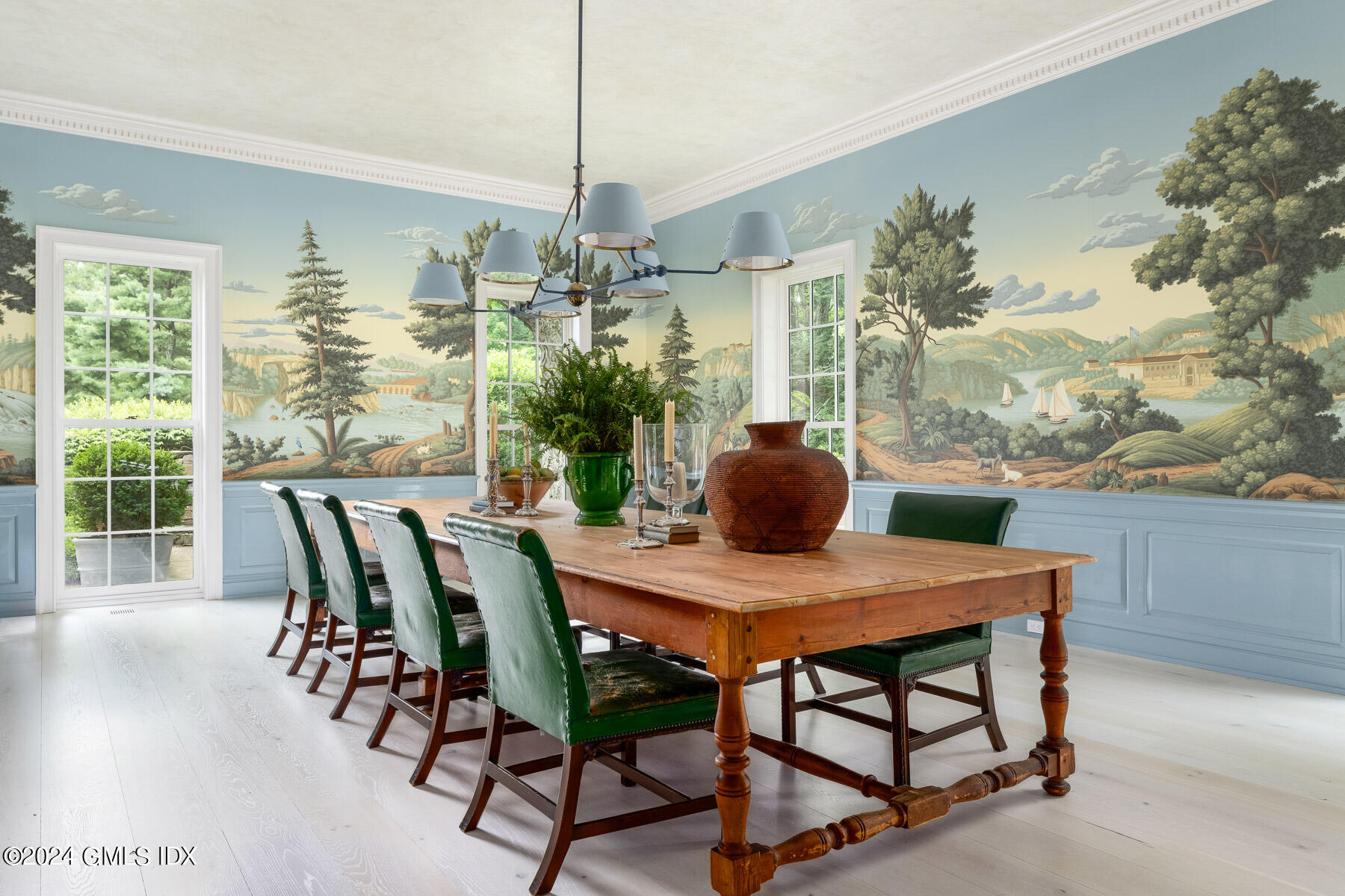313 Stanwich Road Greenwich, CT 06830 - Photo 6 of 42 a view of a dining room with furniture window and outside view