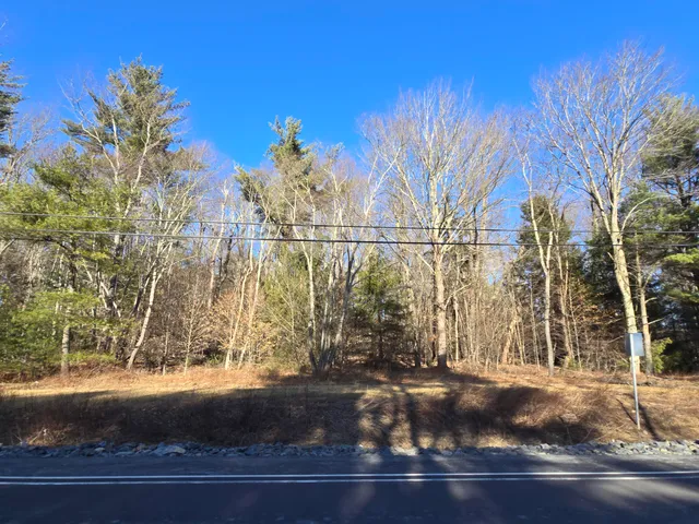 an aerial view of house with yard and mountain in the background