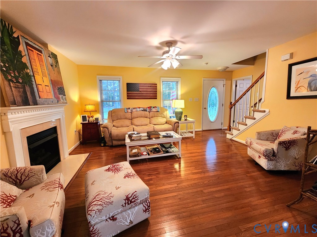 2744 Smokey Road Aylett, VA 23009 - Photo 7 of 72 Hardwood flooring throughout the living area, feat