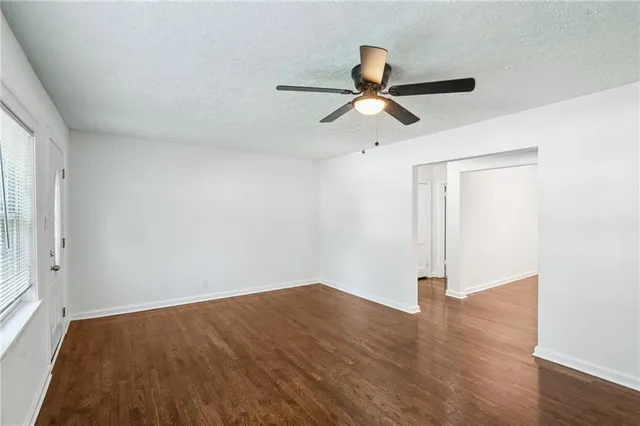 wooden floor in an empty room