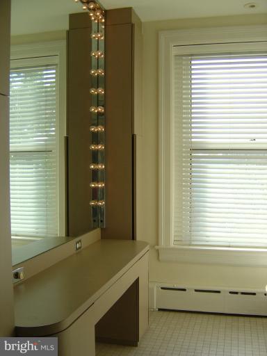 258 8th Street Southeast Washington, DC 20003 - Photo 24 of 30 a bathroom with a sink and a large mirror