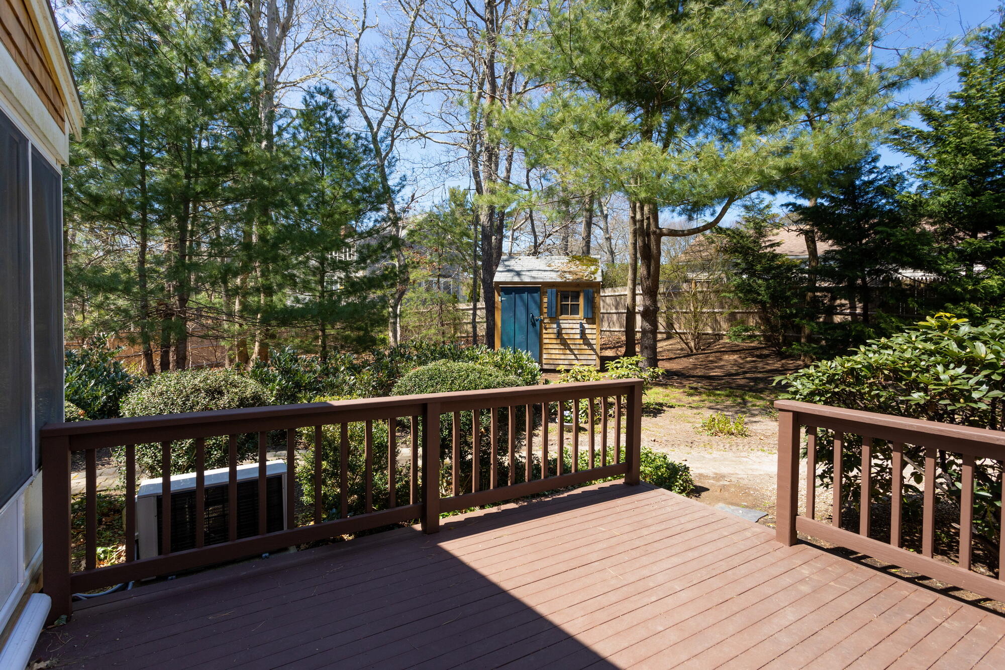 91 Hawser Bend Centerville, MA 02632 - Photo 33 of 42 a view of wooden deck and a backyard