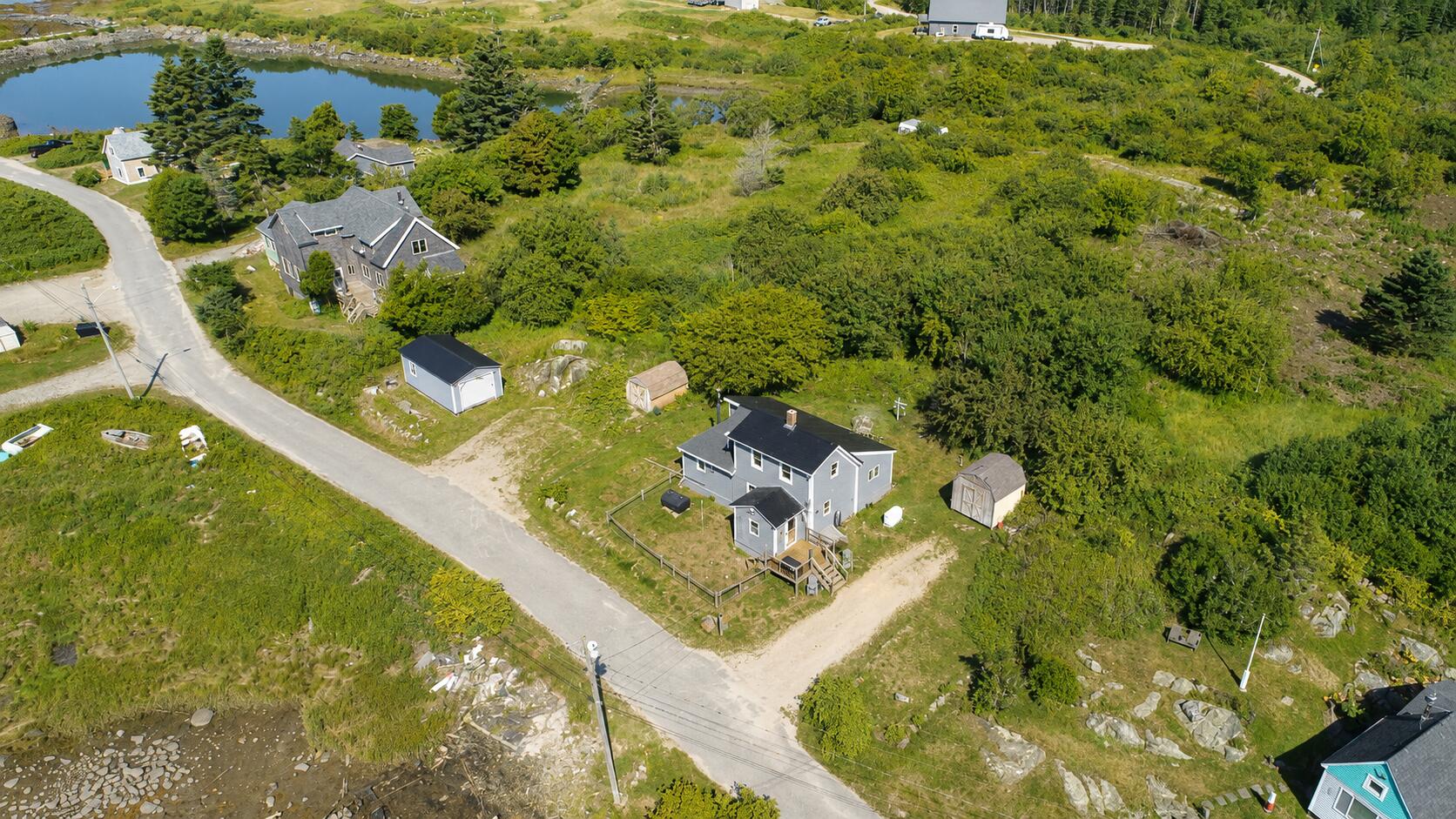 21 Sadler Point Road Jonesport, ME 04649 - Photo 2 of 34 Aerial View
