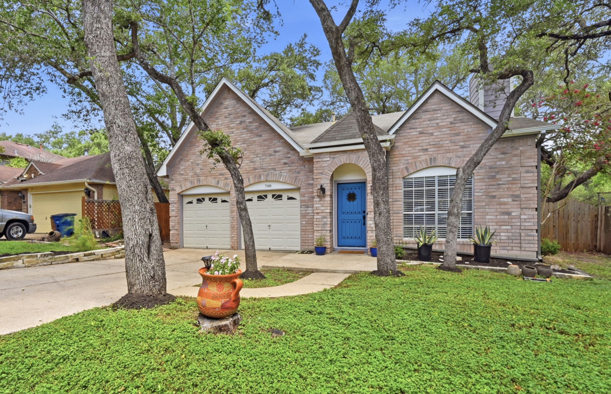 708 Shade Tree Drive Austin, TX 78748 - Photo 1 of 32 Privacy, greenbelt views, and a detached climate-controlled studio are just the beginning of what makes this South Austin standout so easy to love.