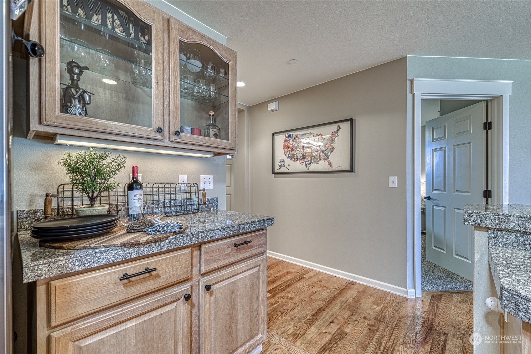 91 East Soderberg Road, Unit B5 Allyn, WA 98524 - Photo 8 of 34 a kitchen with stainless steel appliances granite countertop a sink and cabinets