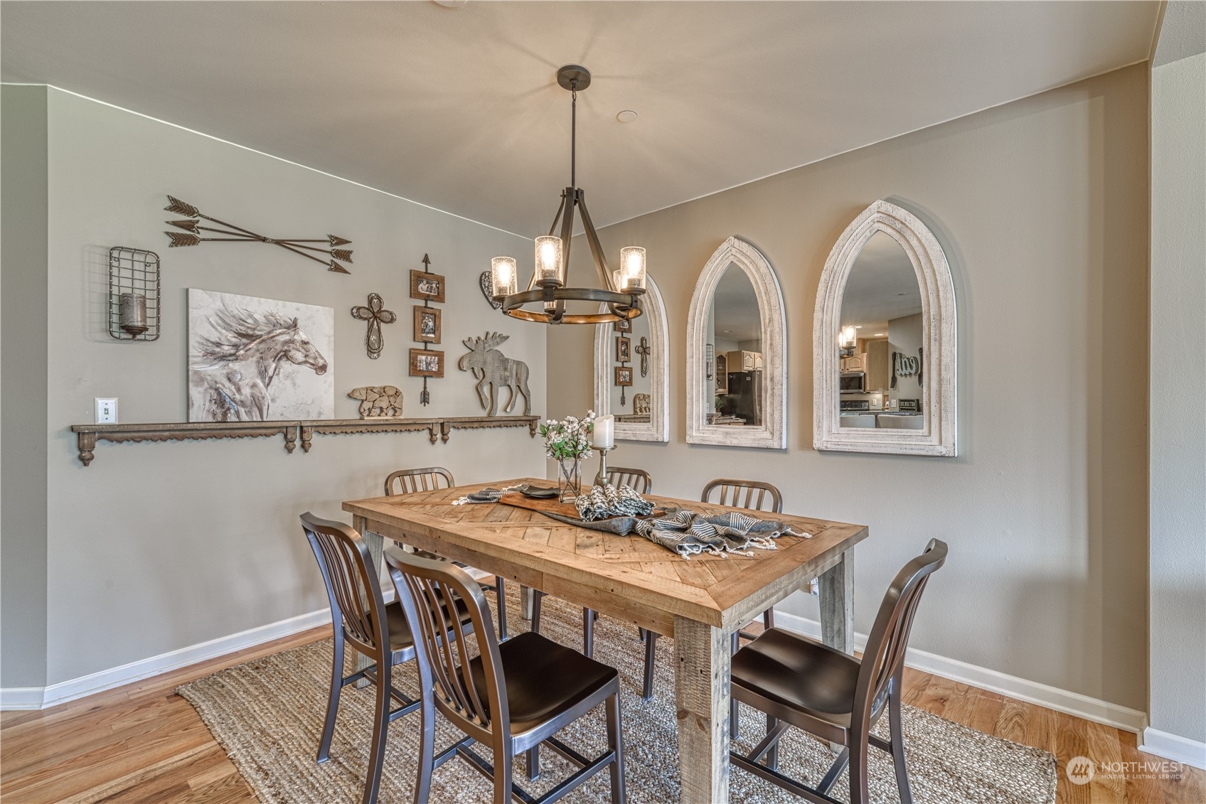 91 East Soderberg Road, Unit B5 Allyn, WA 98524 - Photo 10 of 34 a dining room with furniture and window