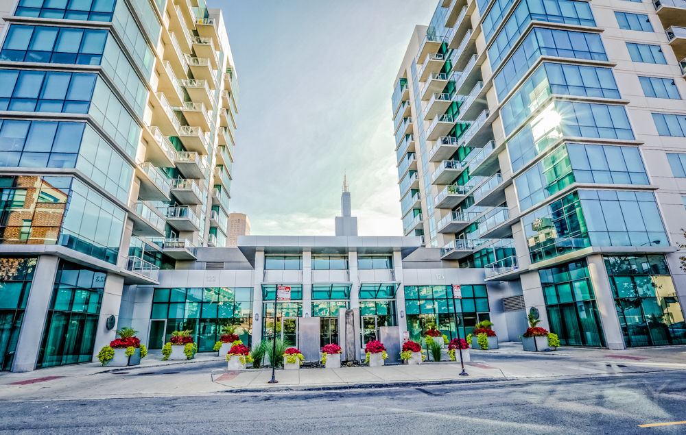 125 South Green Street, Unit 305A Chicago, IL 60607 - Photo 1 of 1 a view of tall building with a street
