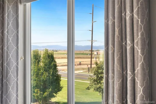 a view of sky from window