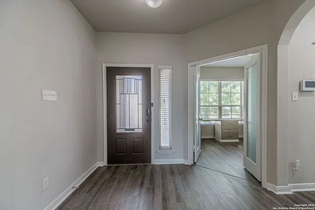 wooden floor in an empty room