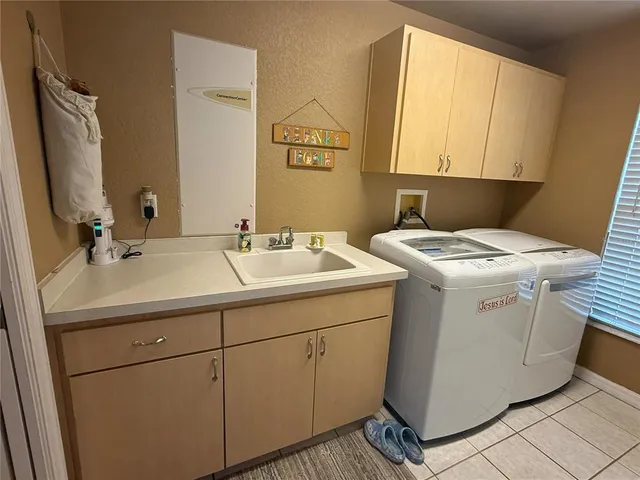 a swimming pool with a outdoor seating