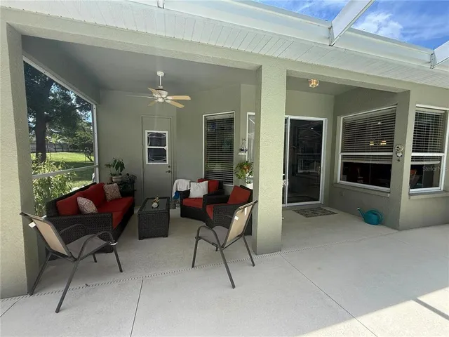 a swimming pool with garden view